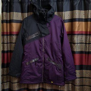 Volcom Snowboard Jacket Black/Dark Purple